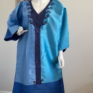 Blue kaftan